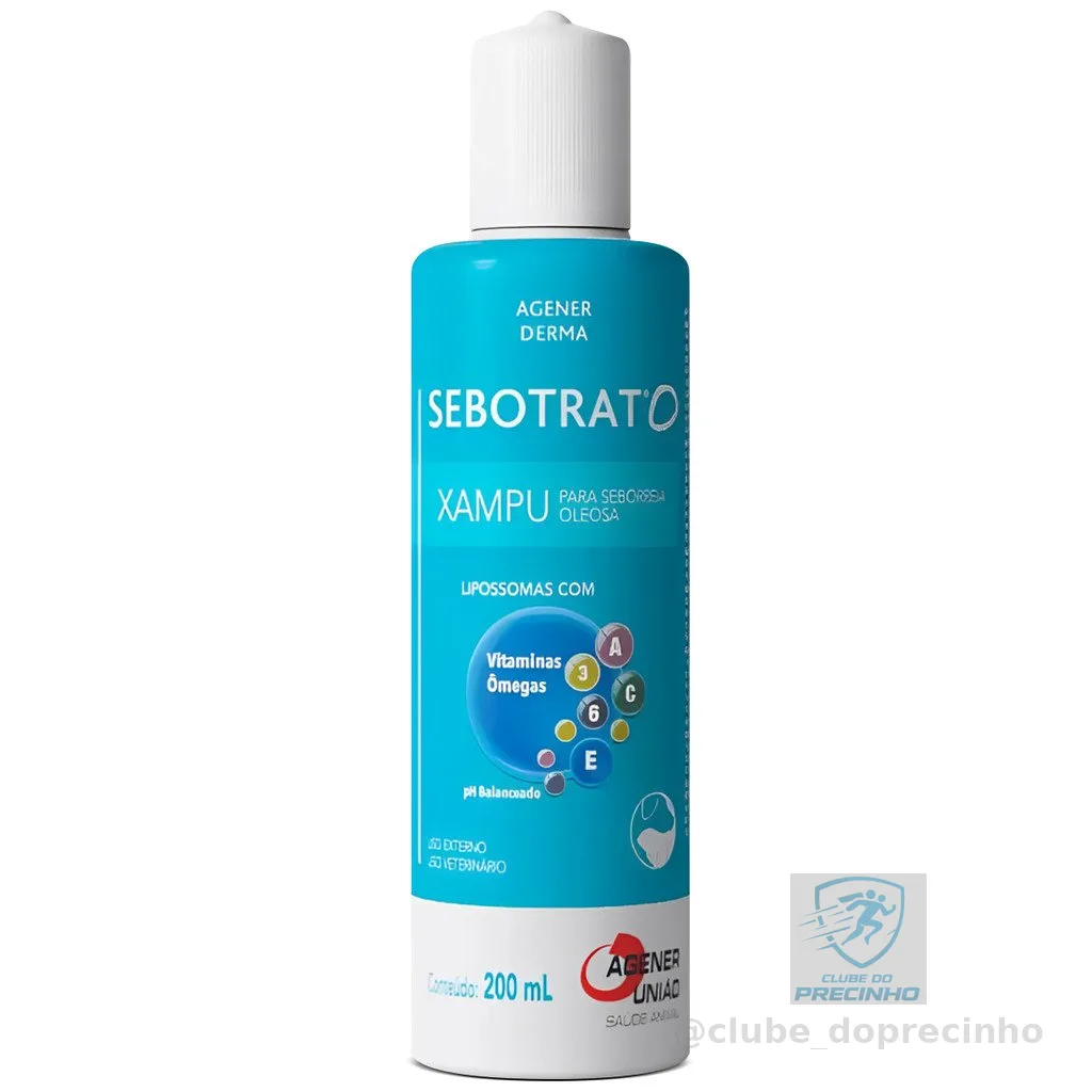 Shampoo Sebotrat O 200 Ml Seborreia Oleosa Agener União