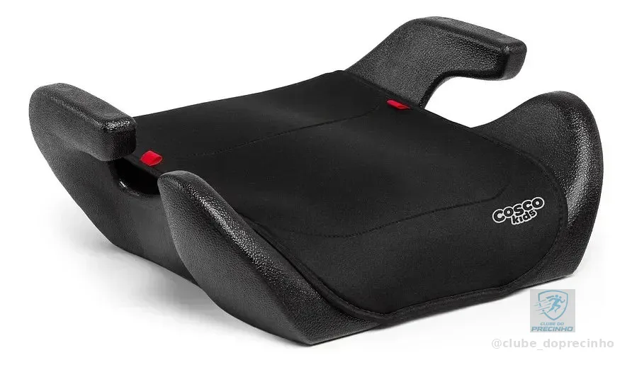 Booster Cosco Kids, Clippy, até 36kg, Preto
