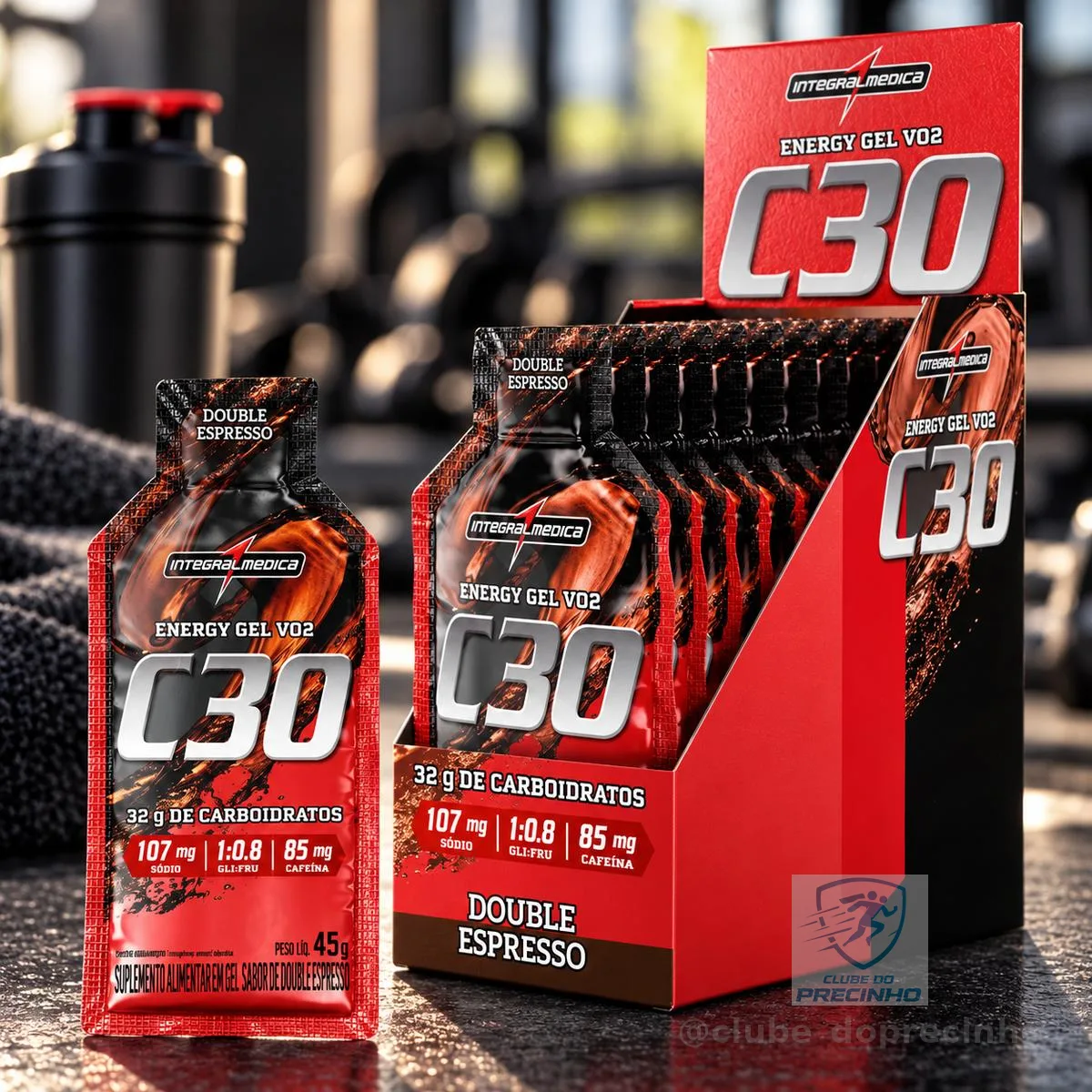 VO2 Energy Gel Double Espresso Integralmédica
