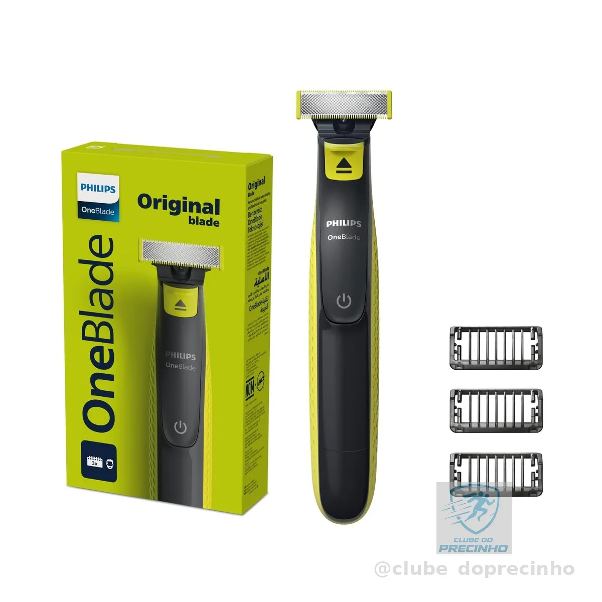 Philips OneBlade Barbeador e Aparador Elétrico: Raspa, Apara e Contorna