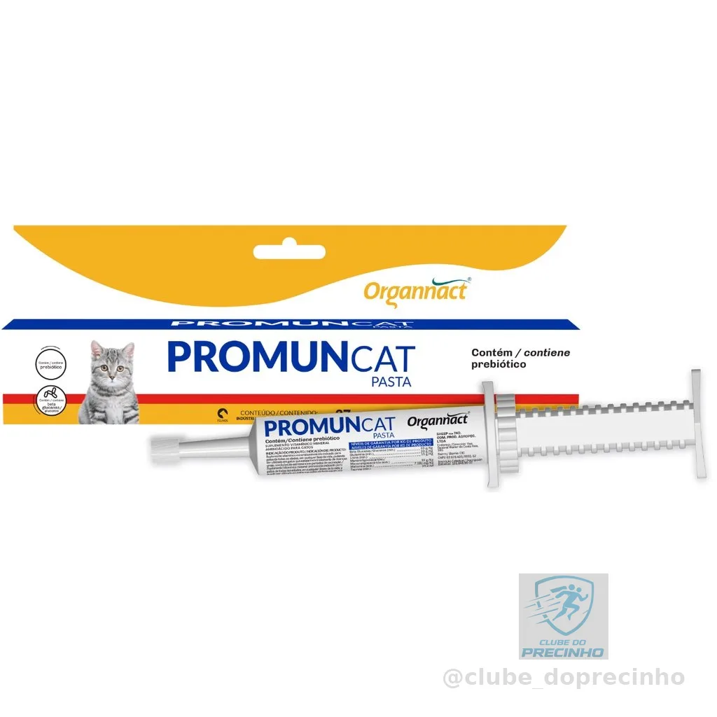 Suplemento Para Gatos Aumenta Imunidade Promun Cat Pasta 30g