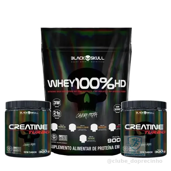 Whey 100% hd refil + 2x creatine turbo