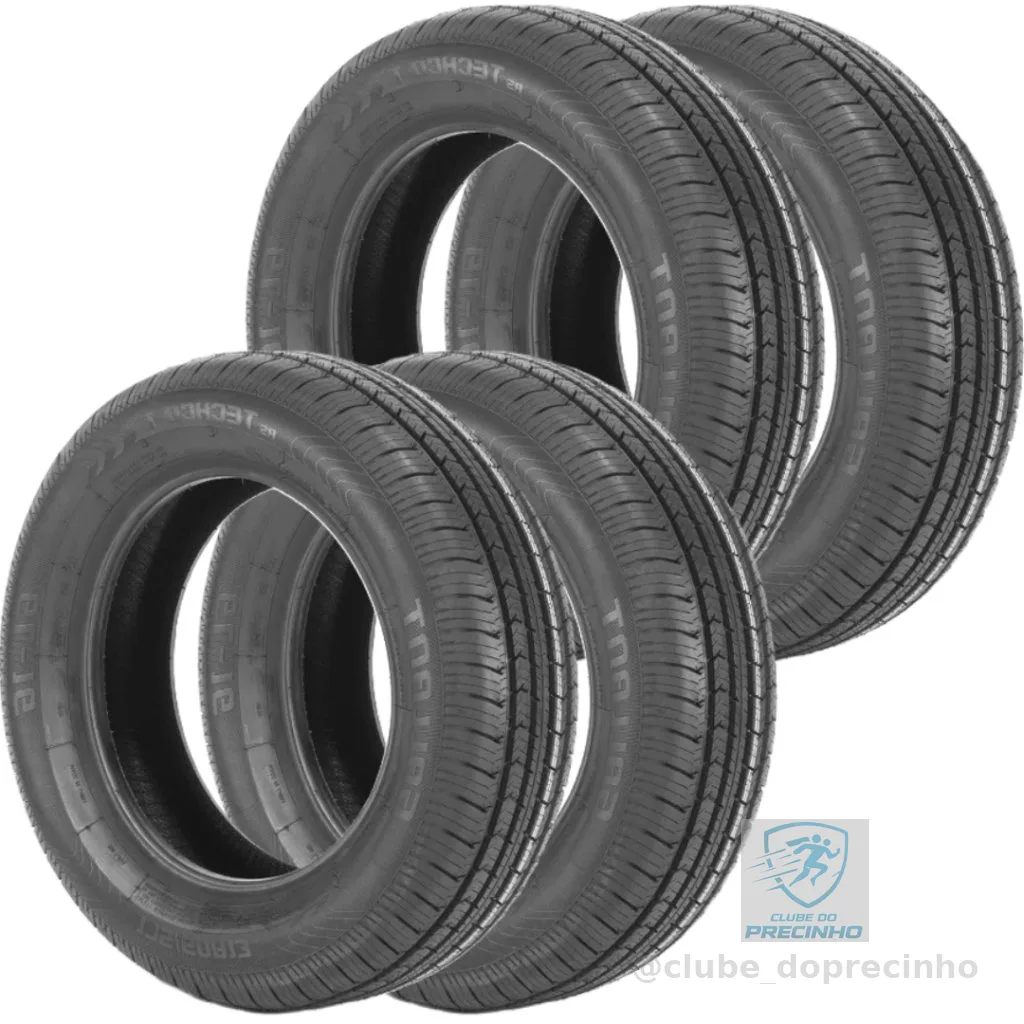 Jogo 4 Pneus 175/60 R13 Ovation VI-786 77H Aro 13 Novos