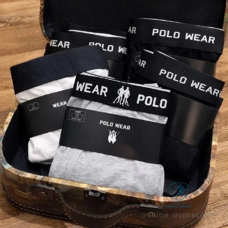 Kit 10 Cuecas Algodão Polo Wear Sortido