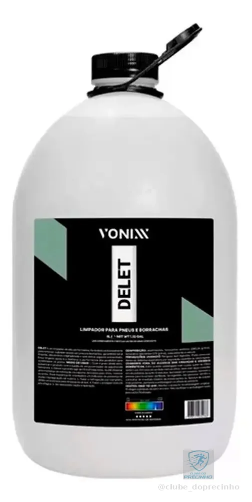 Delet Limpador Para Pneus E Borrachas 5l - Vonixx