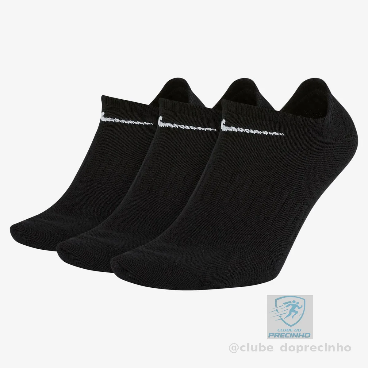 Meia Nike Everyday Lightweight (3 pares) Unissex
