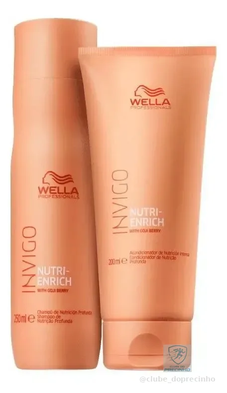Kit Shampoo e Condicionador Wella Professionals Invigo Nutri-enrich Duo (2 Produtos)