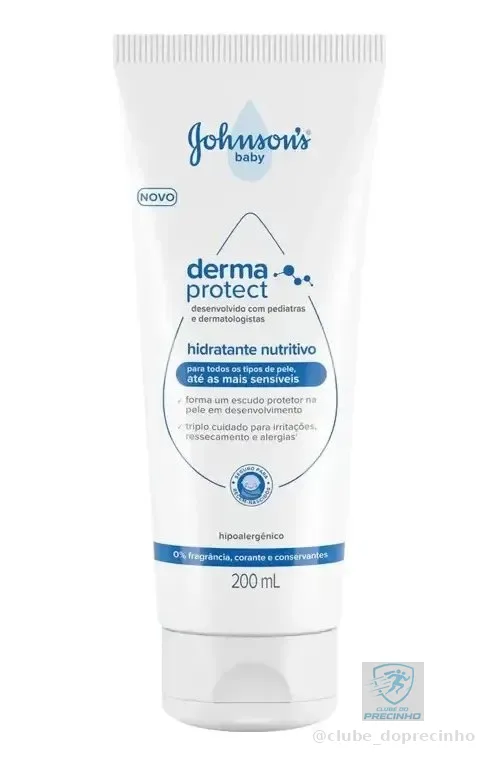 Hidratante Nutritivo Derma Protect 200ml Johnson's Baby
