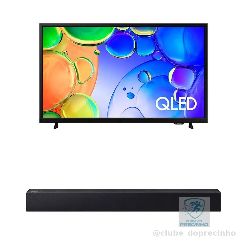 Samsung Combo Smart TV 43" QLED Full HD Q5F + Soundbar HW B400F