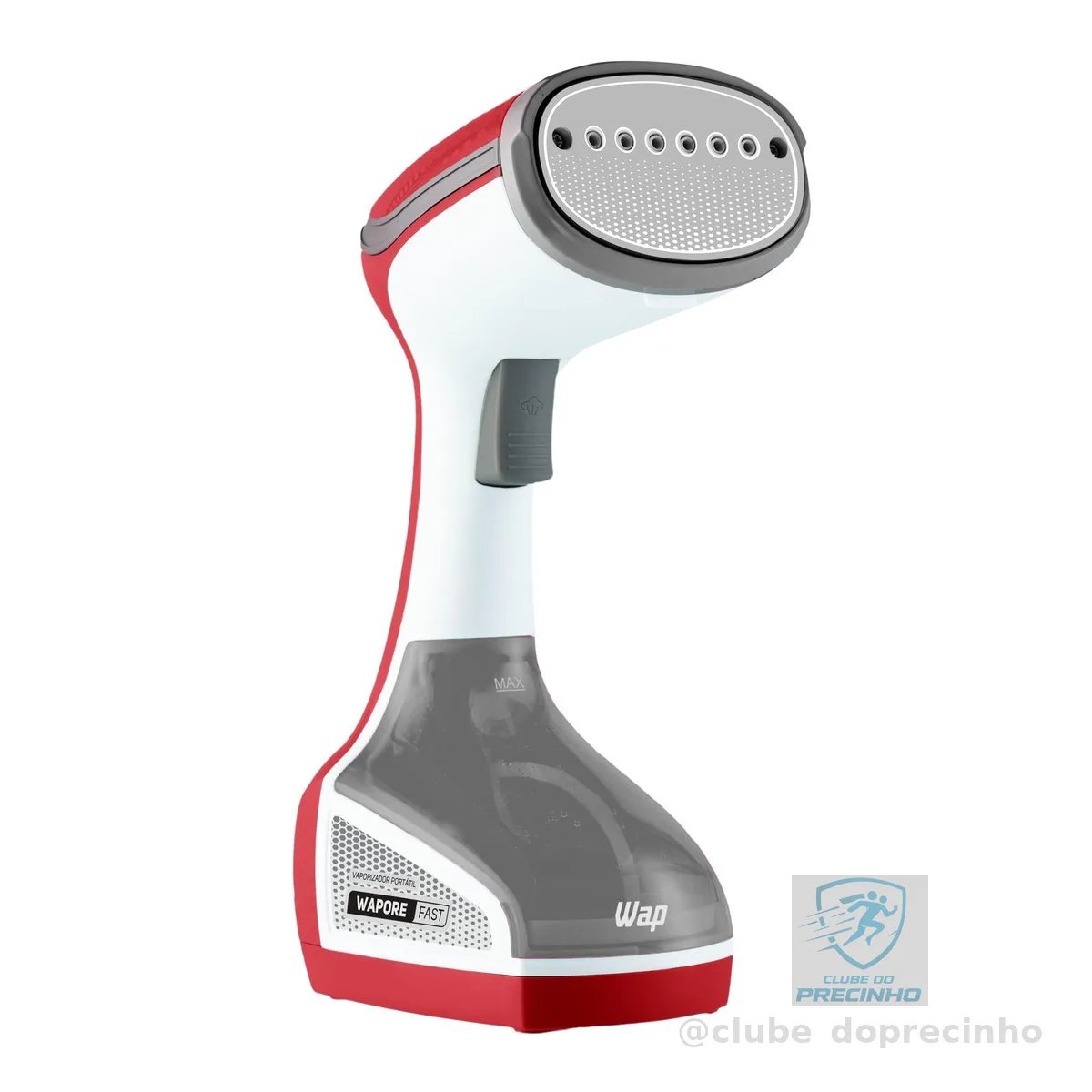 WAP Vaporizador de Roupas e Tecidos WAPORE FAST 1250 com Escova, Capacidade de 200ml, Vapor Quente 160°C, 1250W, 127V