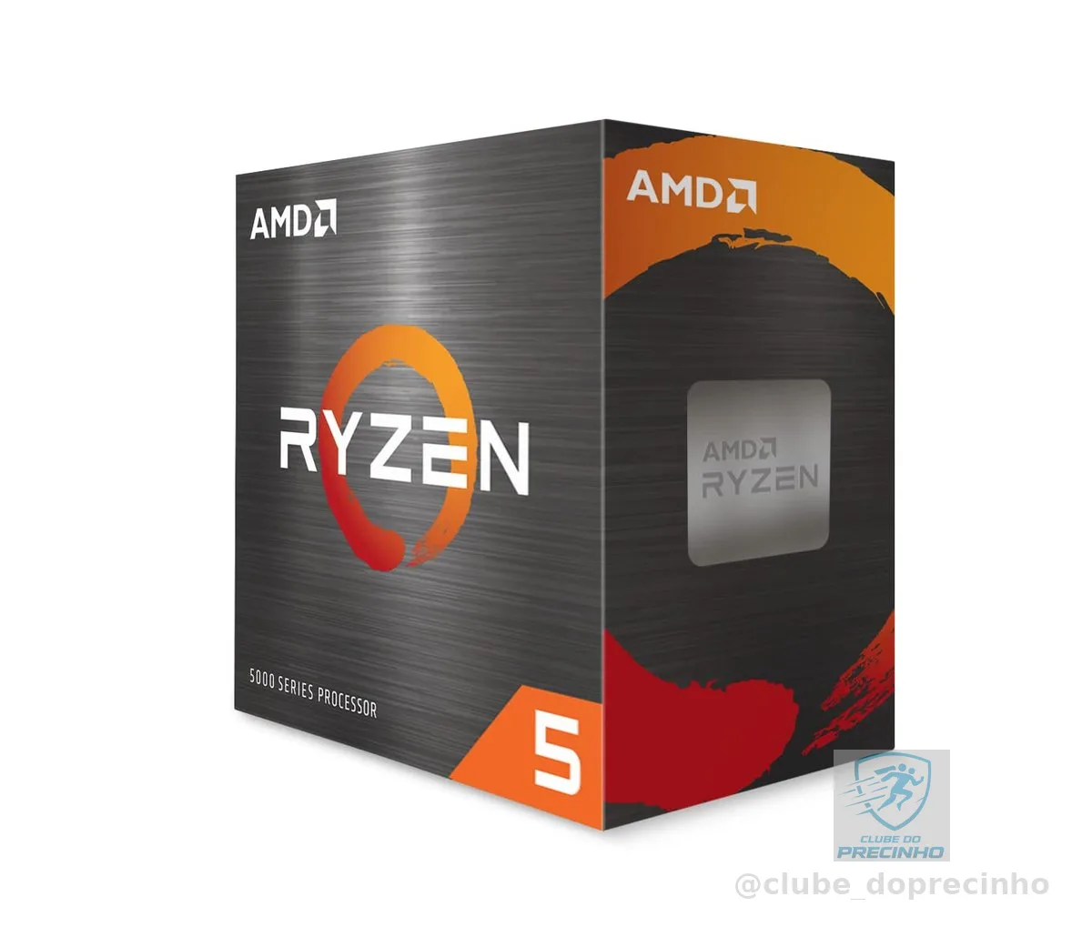 Processador AMD Ryzen 5 5500 100100000457BOX, Cerâmica Cinza