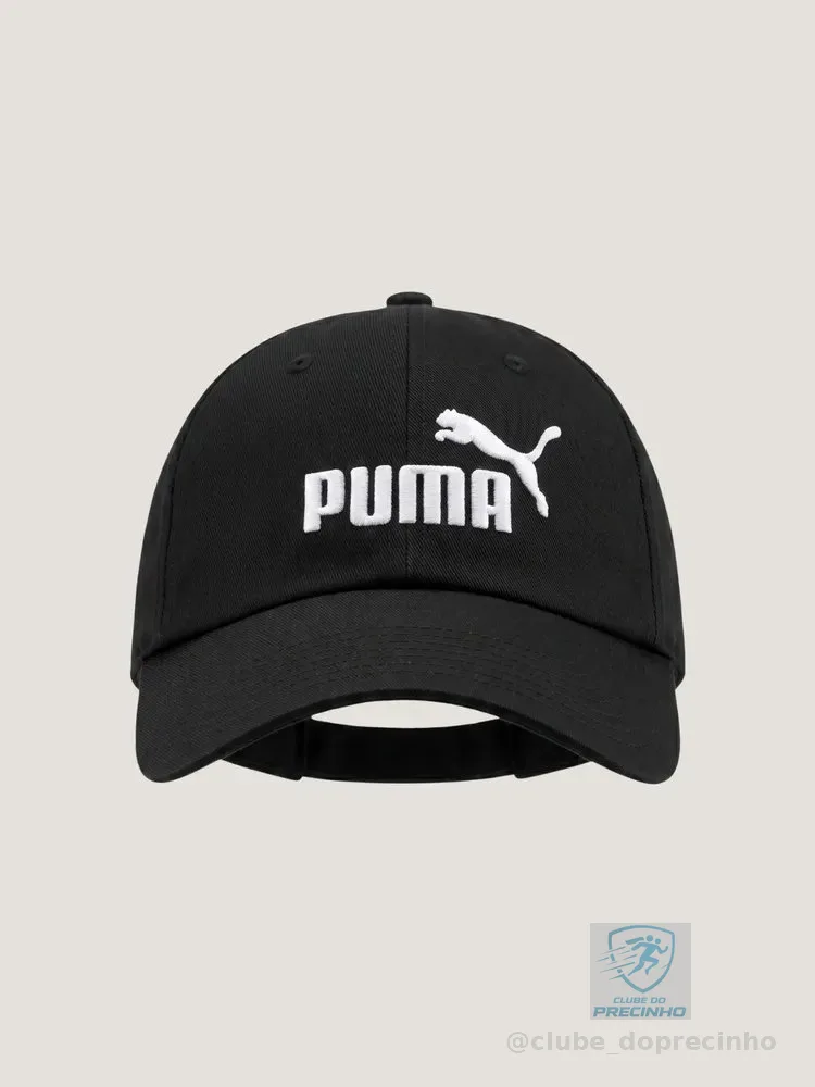 Boné Masculino E Feminino Ess No.1 Logo Baseball Puma Preto Único Liso