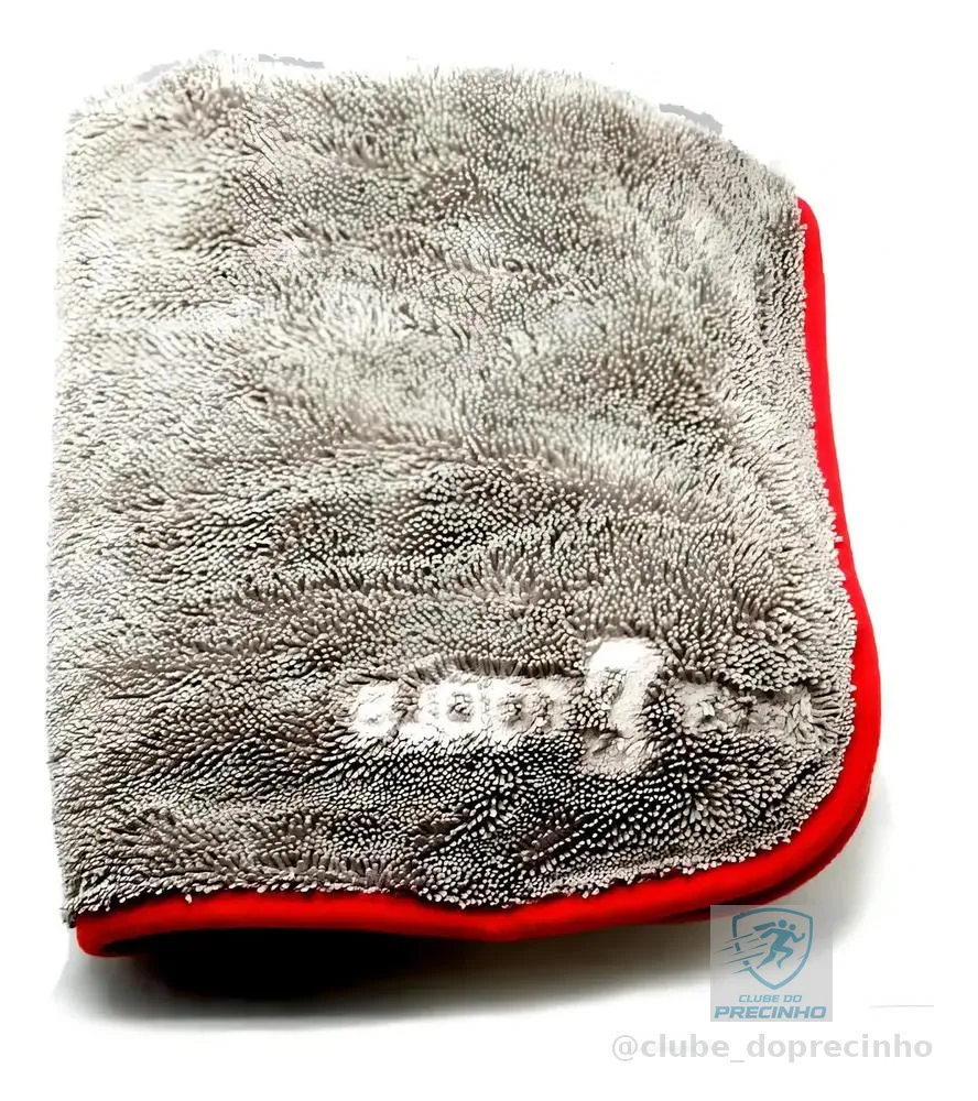 Toalha Microfibra Secagem Rápida 600gsm 90x60cm Antibacteriana Carro