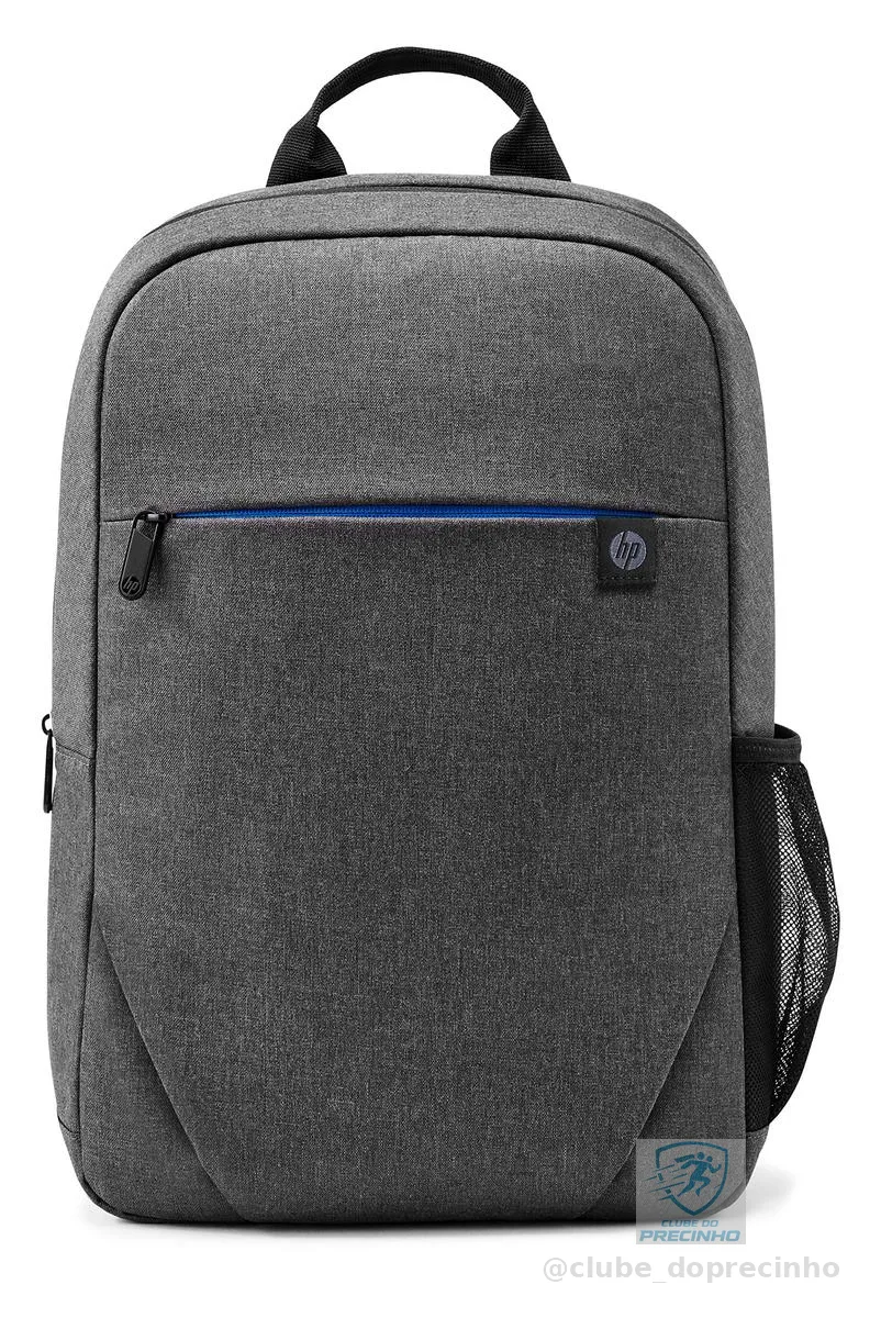 Mochila HP Prelude - para Notebook de até 15.6 Polegadas, Confortável, com Alças e Bolsos Acolchoados, Resistente à Água, Feita de Materiais Reciclados, Cinza (2Z8P3AA)