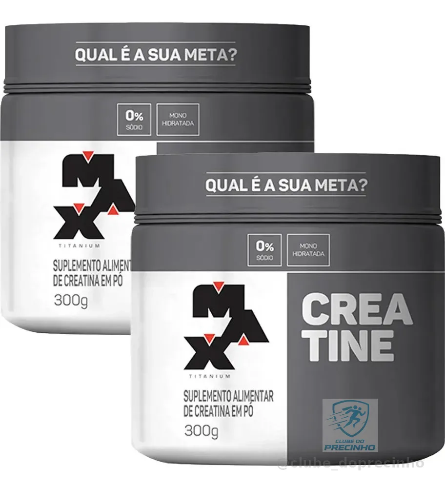 Combo/Kit 2x Creatina Monohidratada 300g Pó