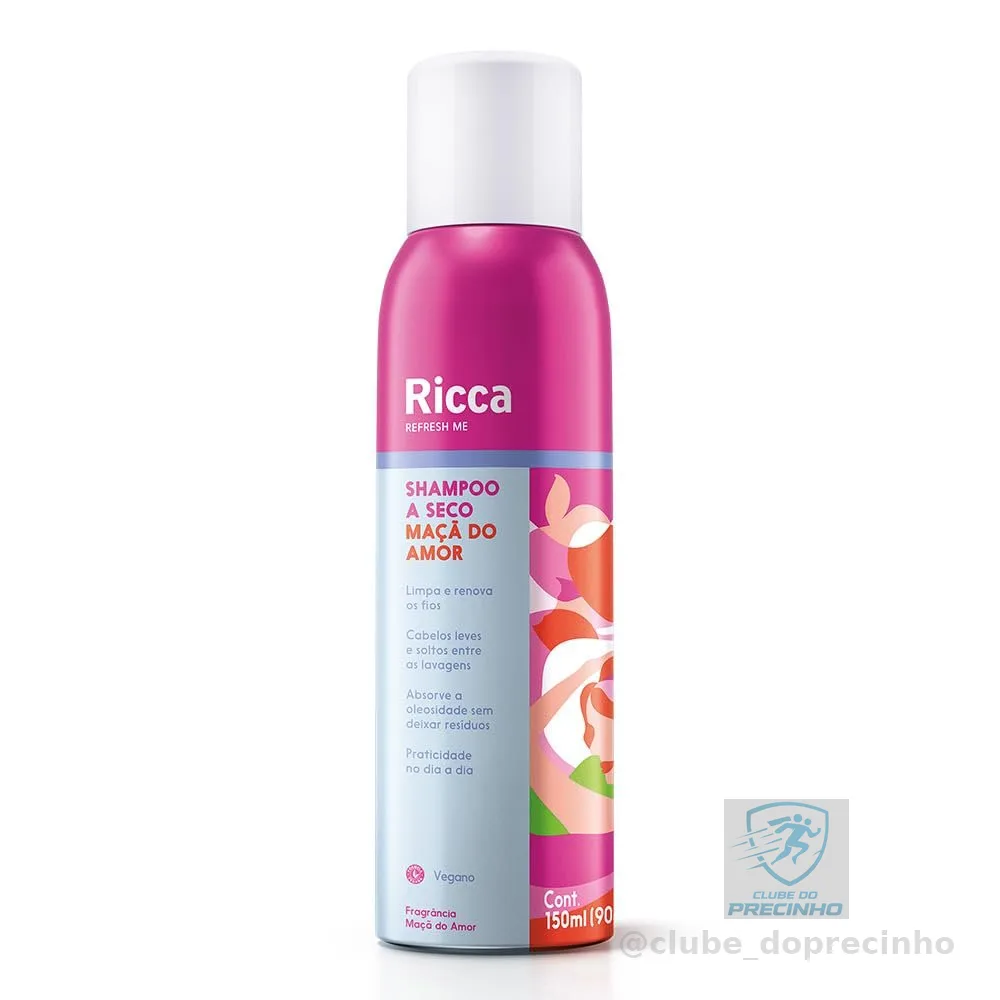 Ricca Shampoo A Seco Maçã do Amor 150ml
