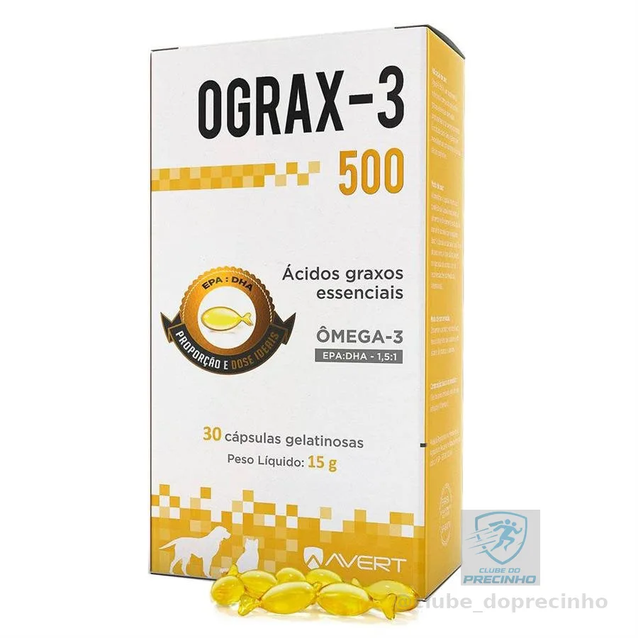 Ograx-3 500Mg com 30 Comprimidos