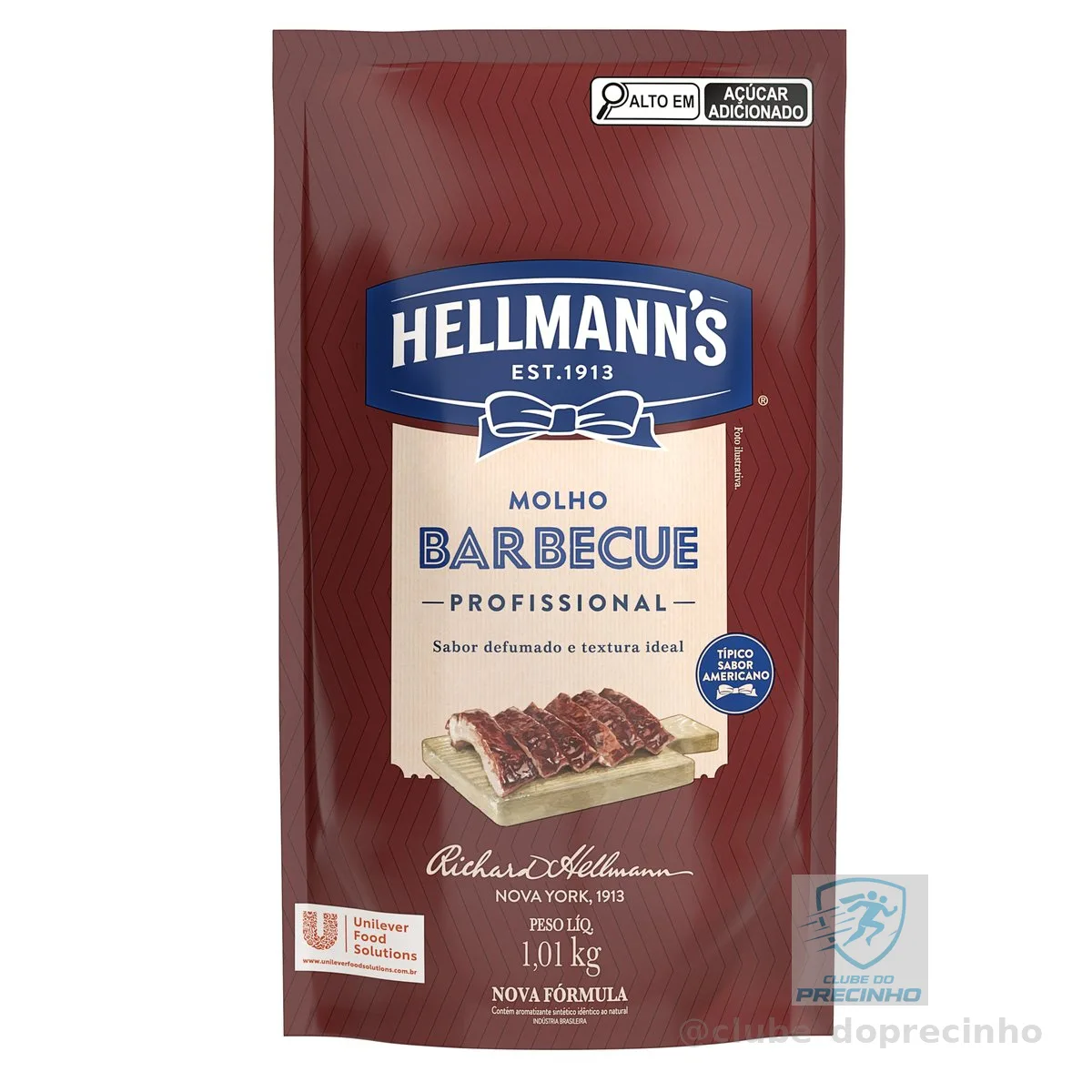 Hellmann'S Profissional Molho Barbecue Sabor Defumado 1,01Kg