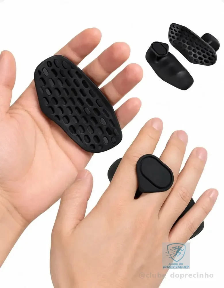 Luva Academia Protetor Mão Treino Anti Calo Max Grip Preto