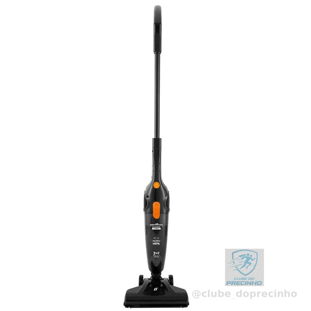 Aspirador de Pó Vertical Britânia 2 em 1 1200W BAS1200C
