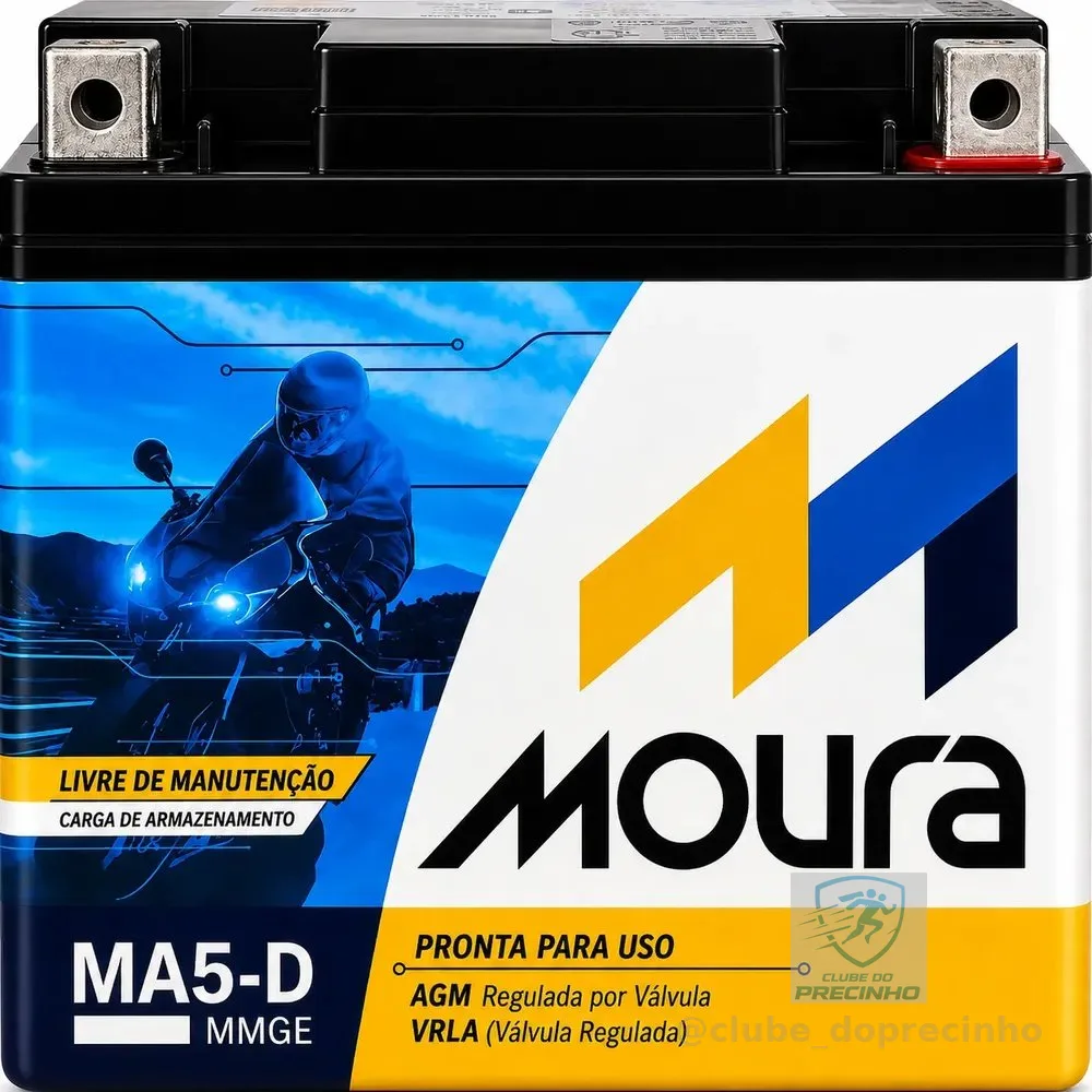 Bateria Moto Titan Fan Biz Bros Fazer 125 150 160 Mix Flex