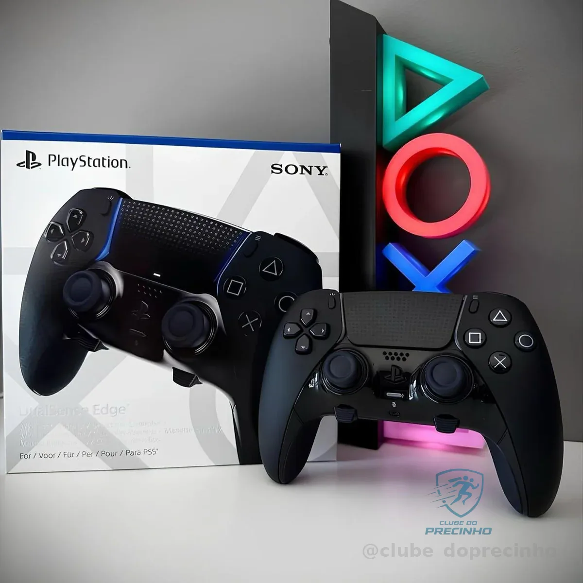 Controle Joystick Sem Fio Sony Playstation 5 Dualsense Midnight Black Preto