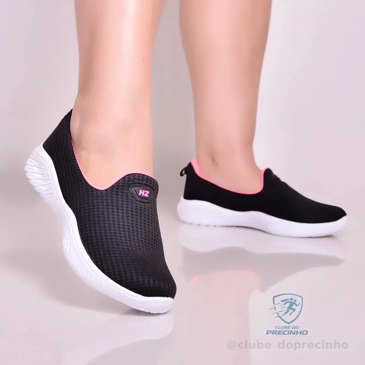 Sapatilha Ortopédica Feminino Calce Fácil Caminhada Promoção