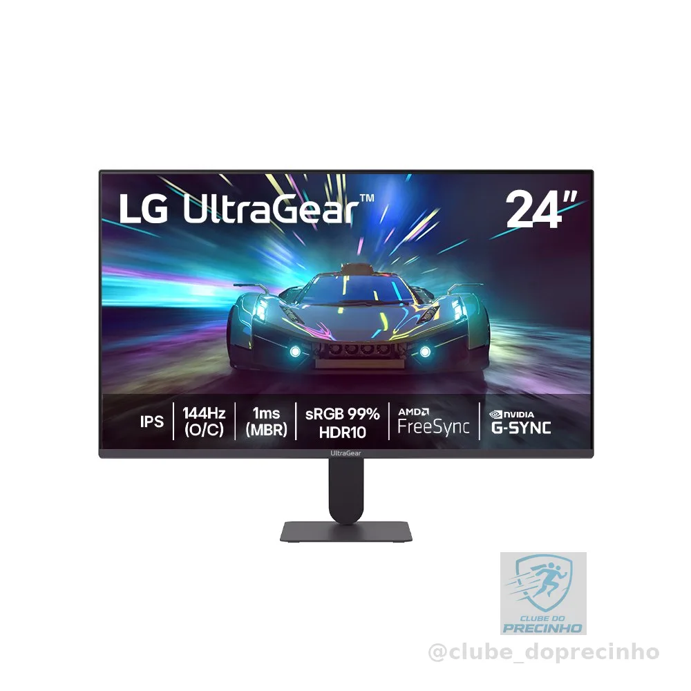 Monitor LG UltraGear™ 24G411A-B 24",FHD, 144Hz, 1ms (MBR), NVIDIA G-SYNC, AMD FreeSync, HDR10