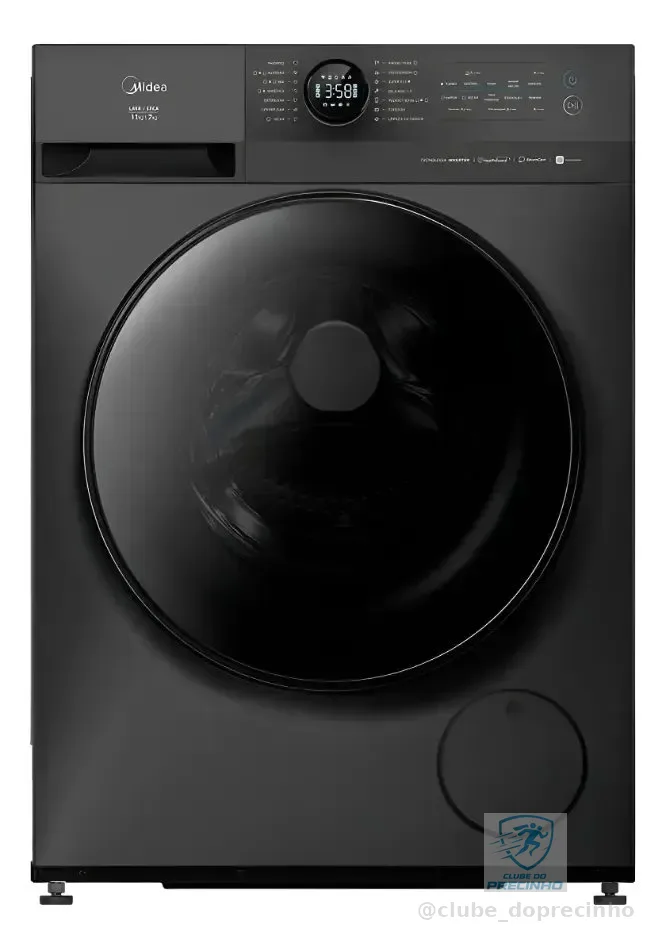 Lavadora de Roupas Lava e Seca 11 Kg Midea MF201D110WB/GK Cor Titânio