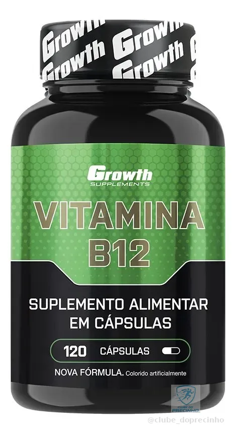 Vitamina B12 120 cáps. Growth Supplements