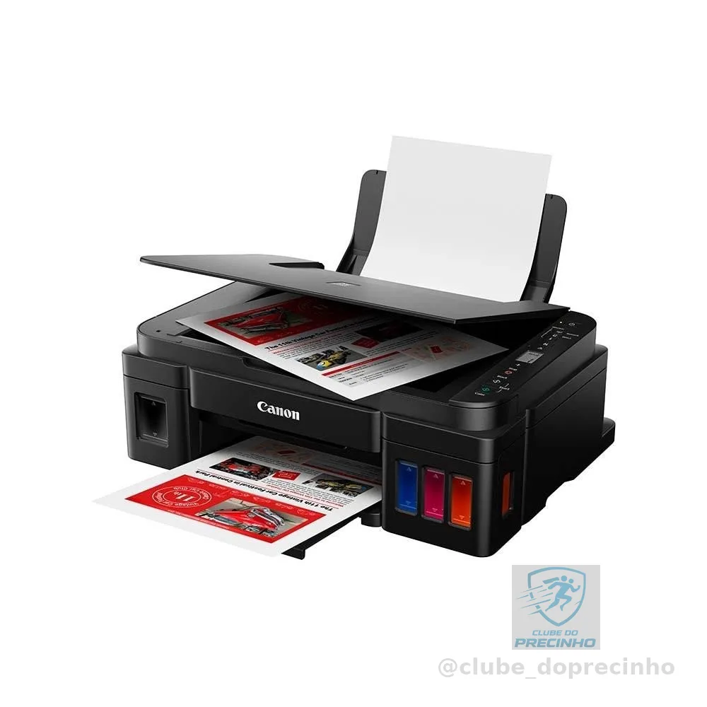 Impressora Multifuncional Com Tanque de Tinta Mega Tank G3110 Wifi Preta Canon