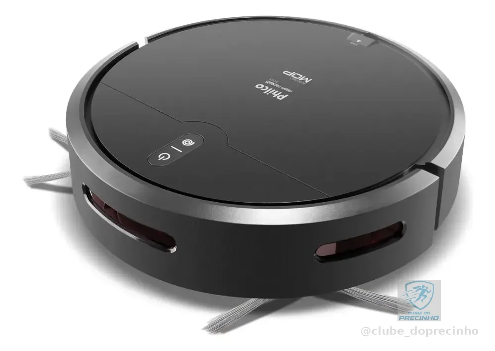 Aspirador de pó robô philco 3 em 1 pas23 Com Mop Preto