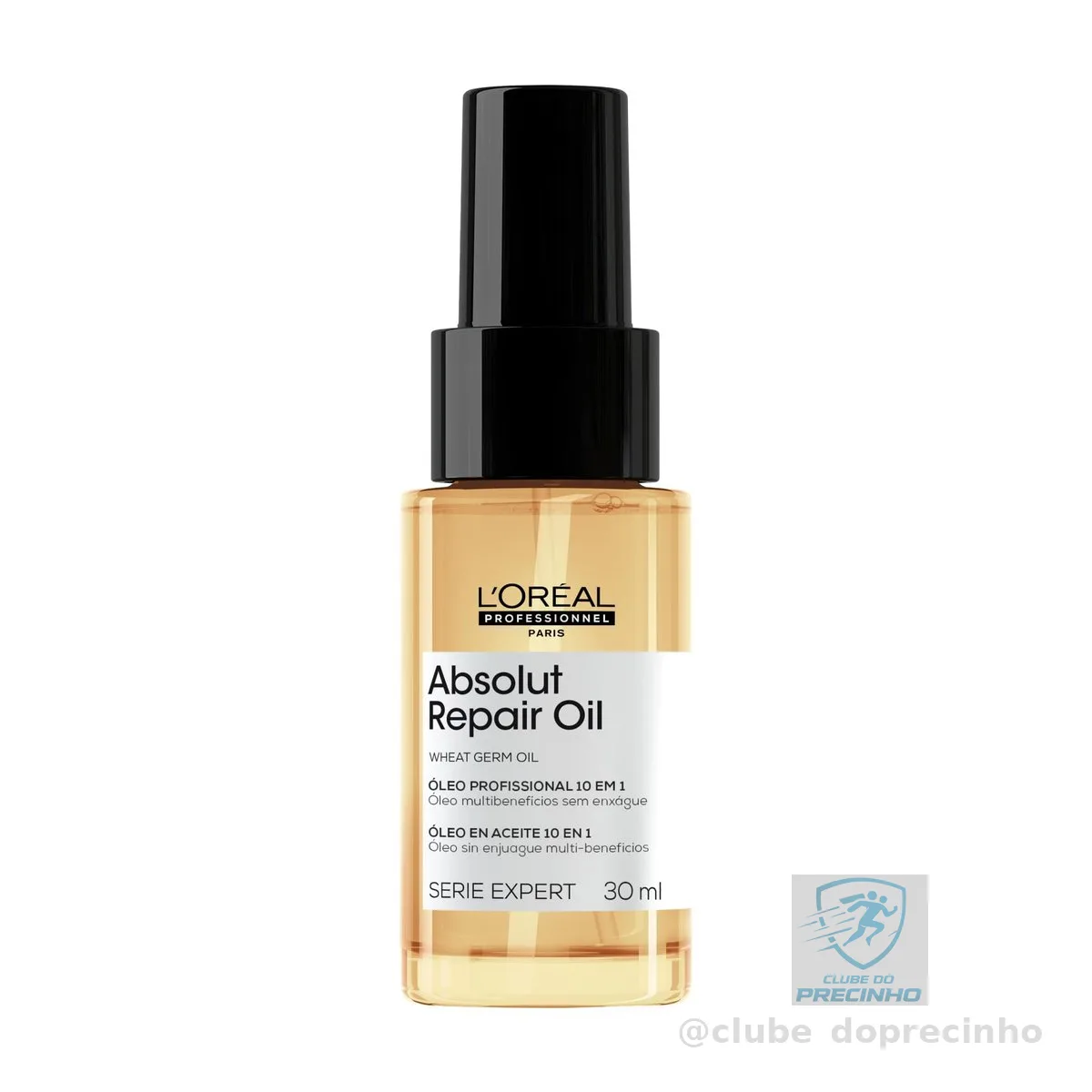 L'Oréal Professionnel Óleo 10 em 1 Absolut Repair | Multi-benefícios para cabelos secos e danificados | Repara e Promove Brilho | Com Gold Quinoa e Proteínas