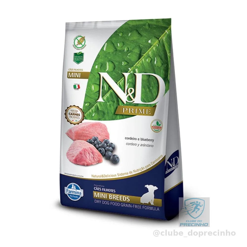 Racao Nd Prime Caes Filhotes Mini Cordeiro –2,5kg