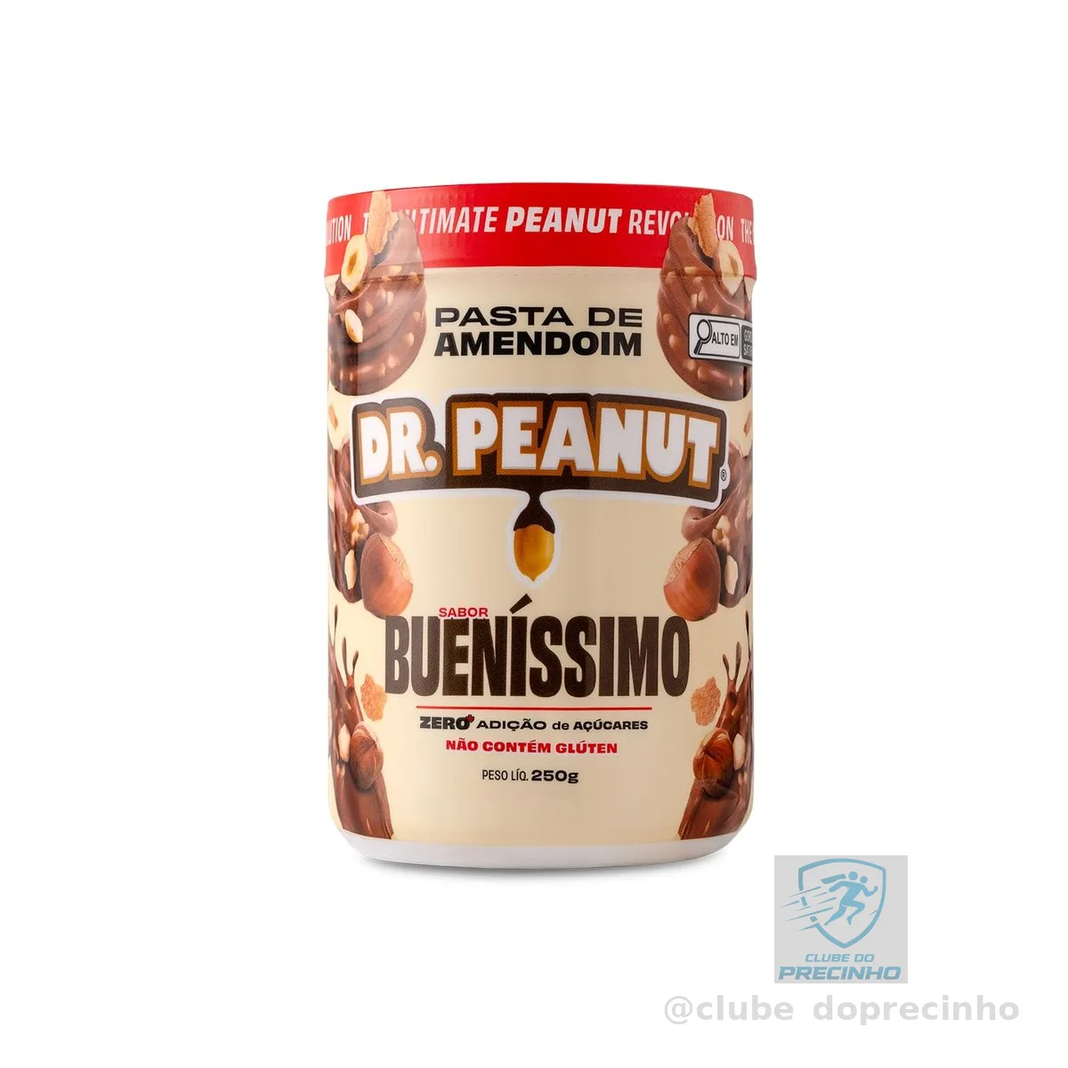 Dr. Peanut Pasta de Amendoim Bueníssimo 250g - Com Whey Protein