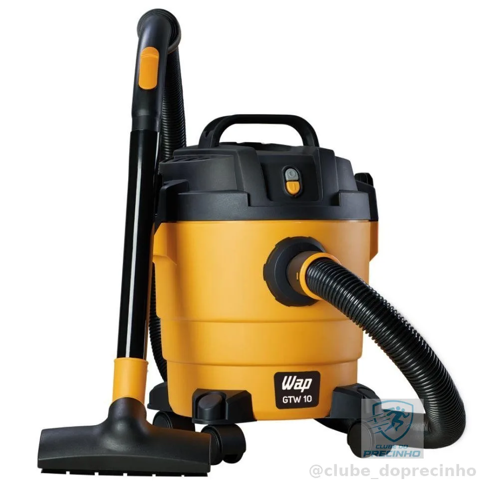 Aspirador de Pó e Água Wap GTW 10 1400W 10 Litros Amarelo/Preto 220V FW005706