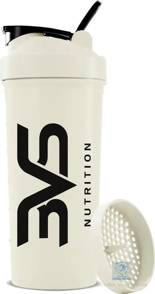 Coqueteleira / Shaker Branca - Academia 600ml - 3vs Nutrition