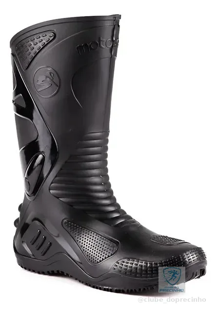 Bota Chuva Motociclista Moto Motoboy Motoqueiro Impermeavel