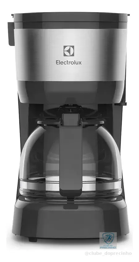 Cafeteira elétrica Electrolux inox filtro permanente removivel corta pingos capacidade 600ml 15 xicaras função manter aquecido sistema ECM10