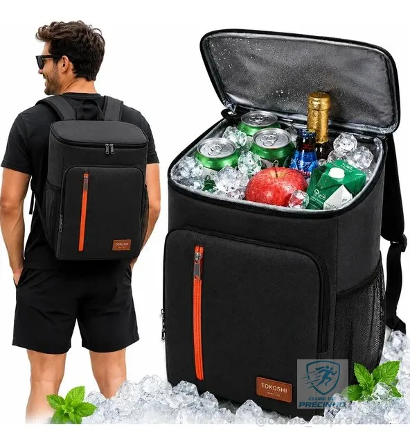 Bolsa Térmica Mochila Marmita Grande Cooler Impermeável