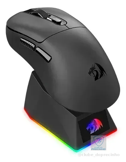 Redragon Ebony M998 STD Mouse Gamer + Tri-Mode + Ultra-Leve