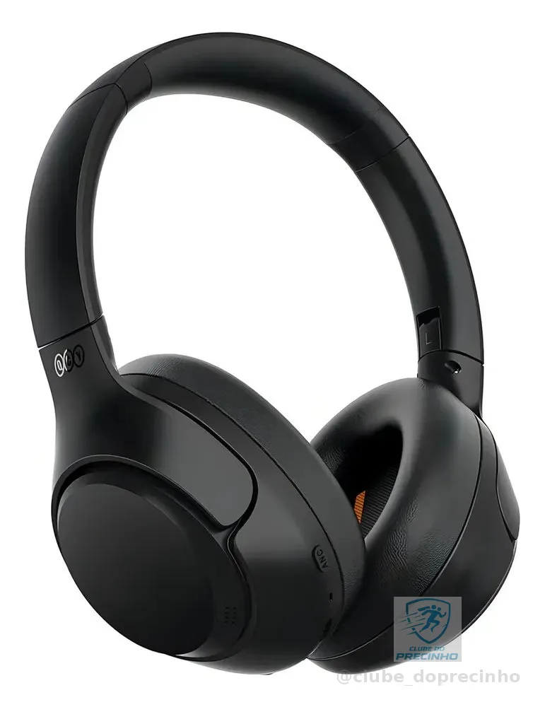 Headset Qcy H3 Anc Adaptativo Bluetooth 5.3 Multiponto 60h Cor Preto