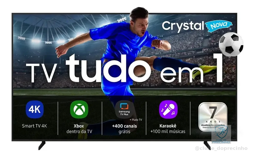 Samsung Smart Tv 55 Crystal Uhd 4k U8600f 2025, Xbox Cloud Gaming Canais Gratuitos Alexa