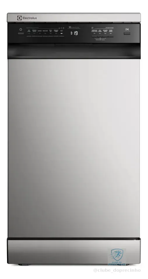 Lava-louça Electrolux 10 Serviços Inox Lava E Seca 50' Ls10e Prateado