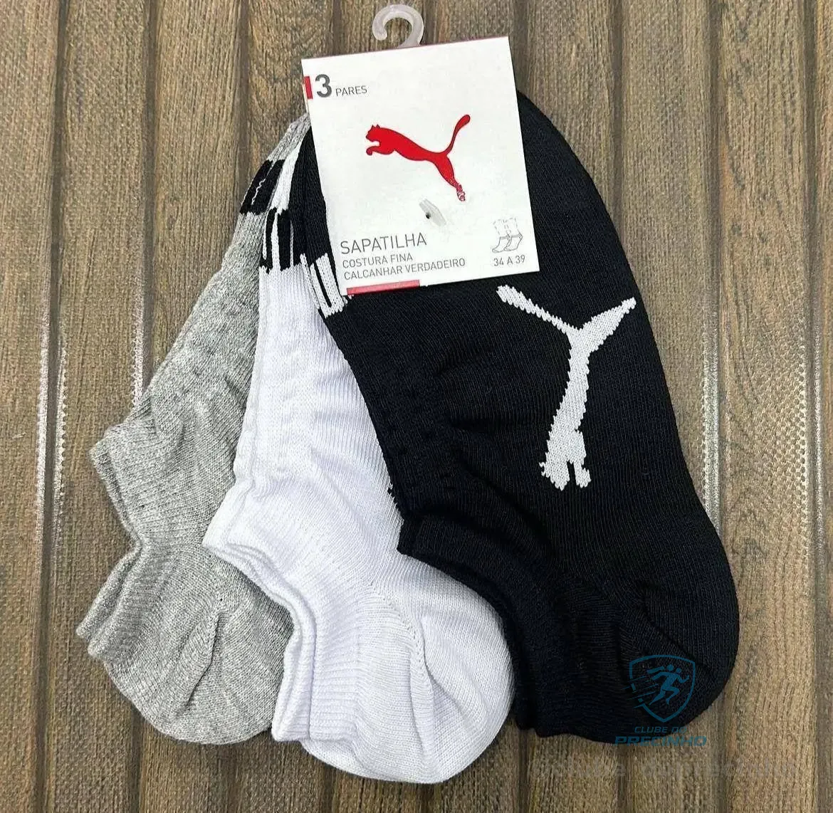 Kit 9 Pares Meias Puma Soquete Cano Curto Sapatilha Original