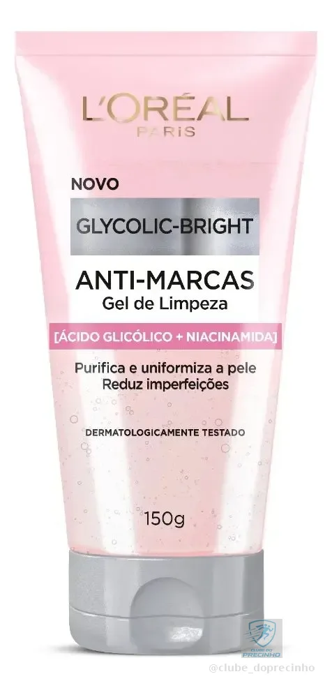 Gel De Limpeza Anti-marcas Glycolic-bright Loréal Paris 150g