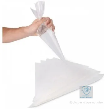 Kit 100/200 Sacos De Confeitar Medio Confeitaria Bolo Doce Cupcake PRONTO ENTREGA RJ
