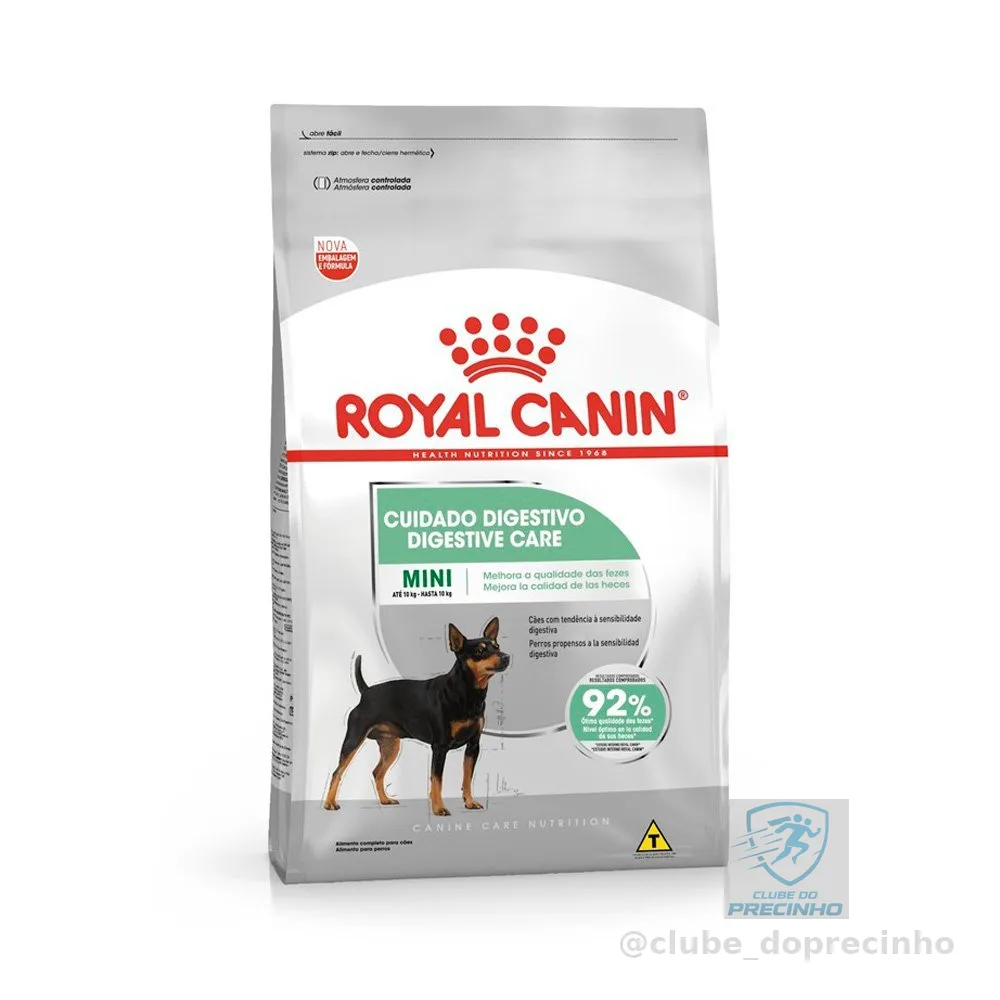 Ração Royal Canin Cuidado Digestivo Cães Adultos Porte Mini 2,5kg