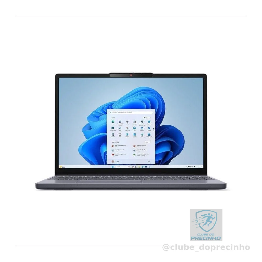 Notebook Lenovo Ideapad Slim 3 Amd Ryzen 5 7535hs, 8gb, Amd Radeon Graphics, Ssd 512gb, 15.3" Wuxga 1920x1200, Linux - 83mms00300