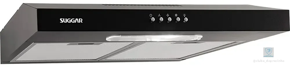 Depurador De Ar Slim 60 Cm Preto Suggar Preto
